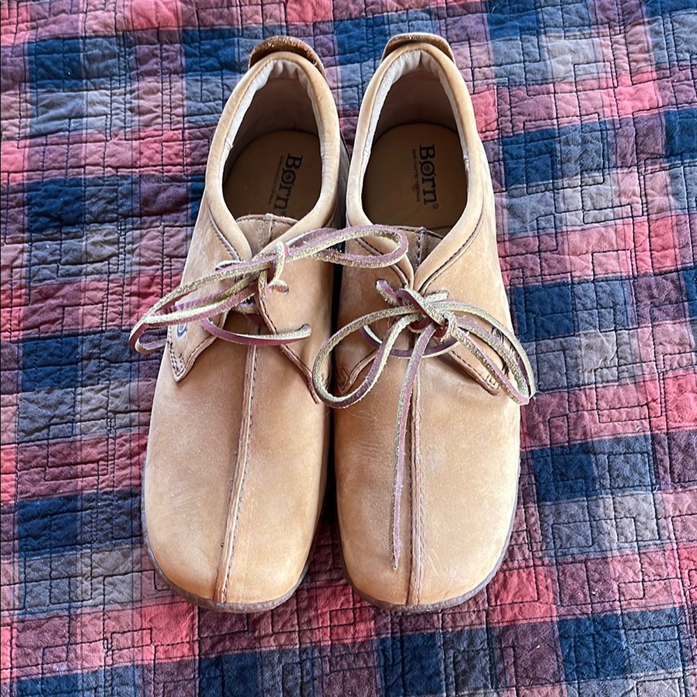 Born Men's Tan Leather Shoes size 10 / 42   EU